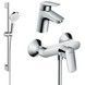 Набір змішувачів HANSGROHE EcoSmart 3 в 1 (71078000+71600000+26534400) 20200006