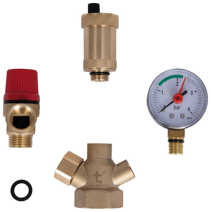 Группа безопасности котла Thermo Alliance Base 1" ВР латунь SD291 (эконом) - SD291