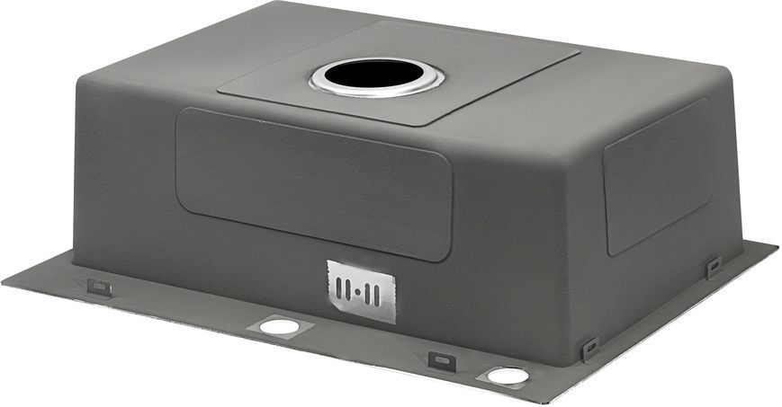 Набор QTAP D6045 SET 4 в 1:  кухонная мойка Satin, смеситель, сушилка, диспенсер - QTD6045SET