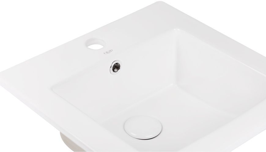 Раковина QTAP Stork 415x415x175 White з донним клапаном QT15116037W - QT15116037W
