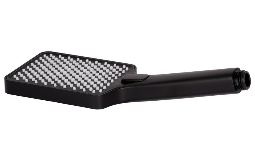 Лейка для ручного душа Qtap Rucni 140x95 мм Black Matt QTRUC125BLM45959 - QTRUC125BLM45959