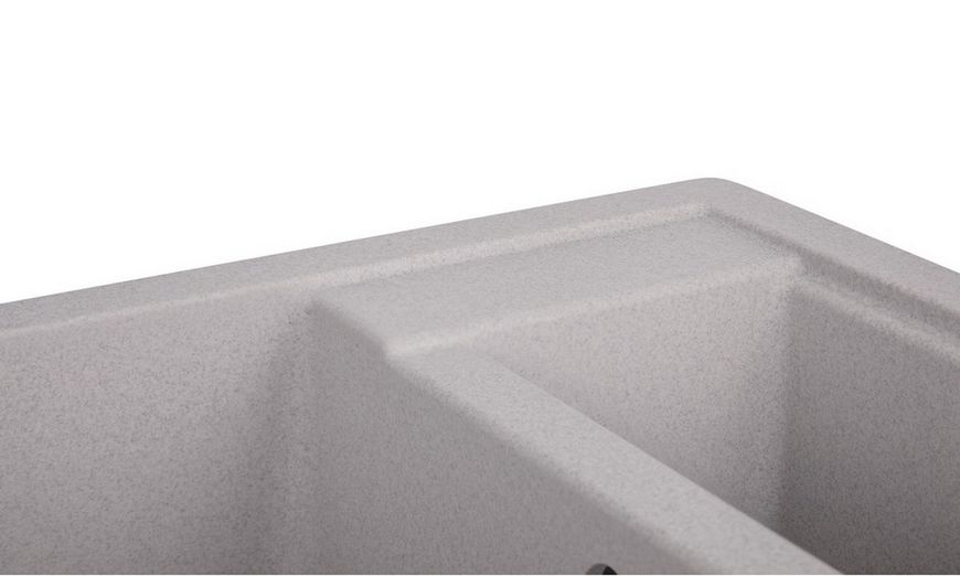 Кухонна мийка з додатковою чашею LIDZ 615x500/200 GRA-09 (LIDZGRA09615500200) - LIDZGRA09615500200