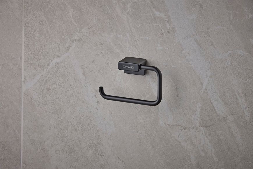 Тримач для туалетного паперу HANSGROHE AddStoris Matt Black 41771670 чорний матовий