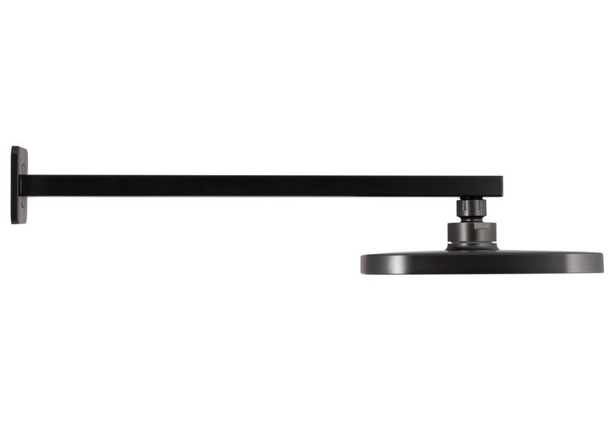 Душевая система скрытого монтажа Qtap Gemini с поворотным изливом QTGEM114GMB45704 Gunmetal Black PVD - QTGEM114GMB45704