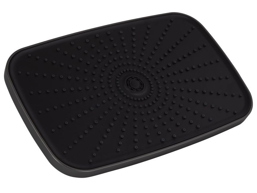Душевая система скрытого монтажа Qtap Gemini с поворотным изливом QTGEM114GMB45704 Gunmetal Black PVD - QTGEM114GMB45704