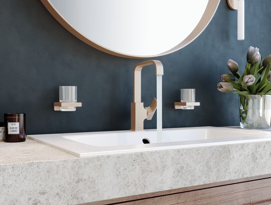 Смеситель для раковины HANSGROHE Metropol 230 бронза 32511140 с донным клапаном - 32511140