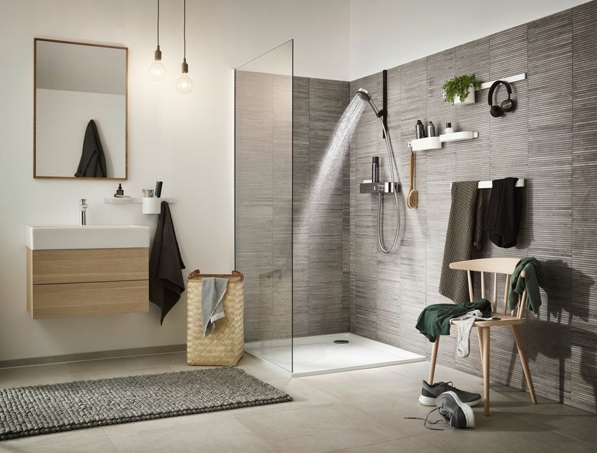 Смеситель термостатический для душа HANSGROHE ShowerTablet Select 400 Chrome 24360000 хром - 24360000