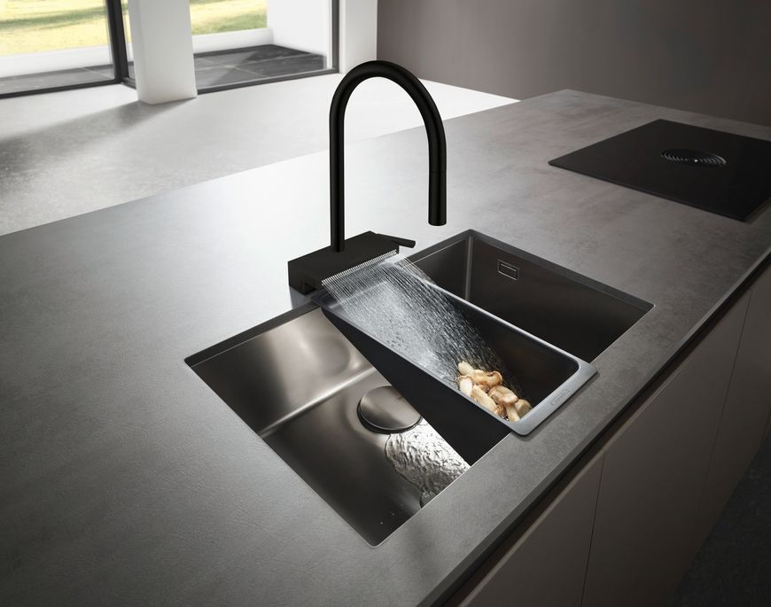 Кухонна мийка HANSGROHE під стільницю S71 S719-U660 Stainless Steel 43428800 нержавіюча сталь - 43428800