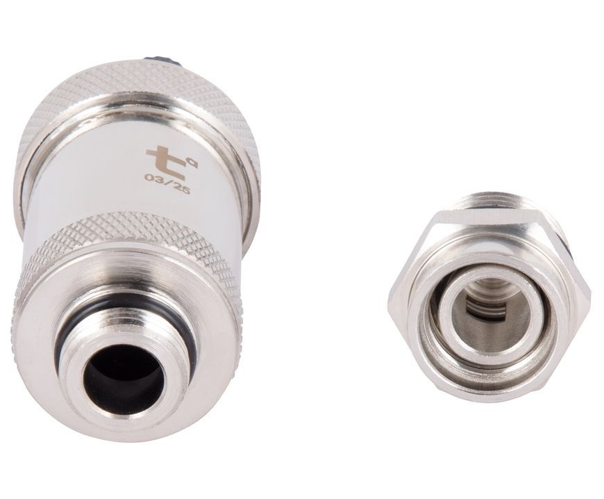 Воздухоотводчик автоматический с запорным клапаном Thermo Alliance Standart 1/2"НР латунь, хром SD28115 - SD28115