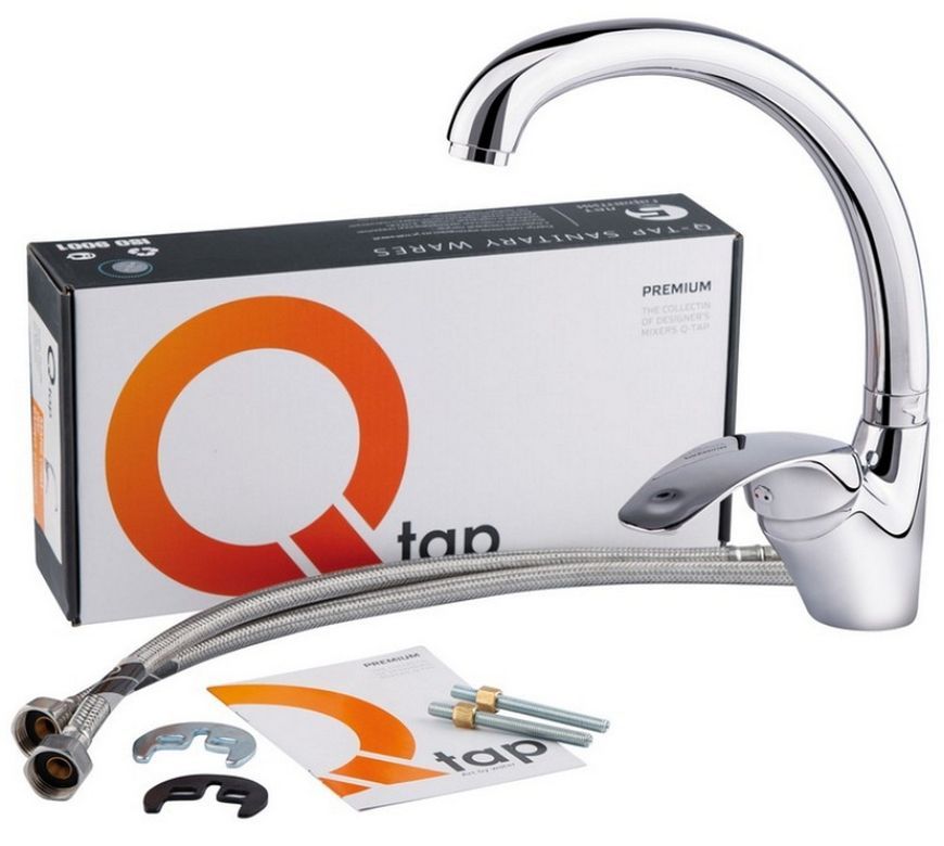 Змішувач для мийки QTAP Mars СRM 007 QTMARSCRM007 - QTMARSCRM007
