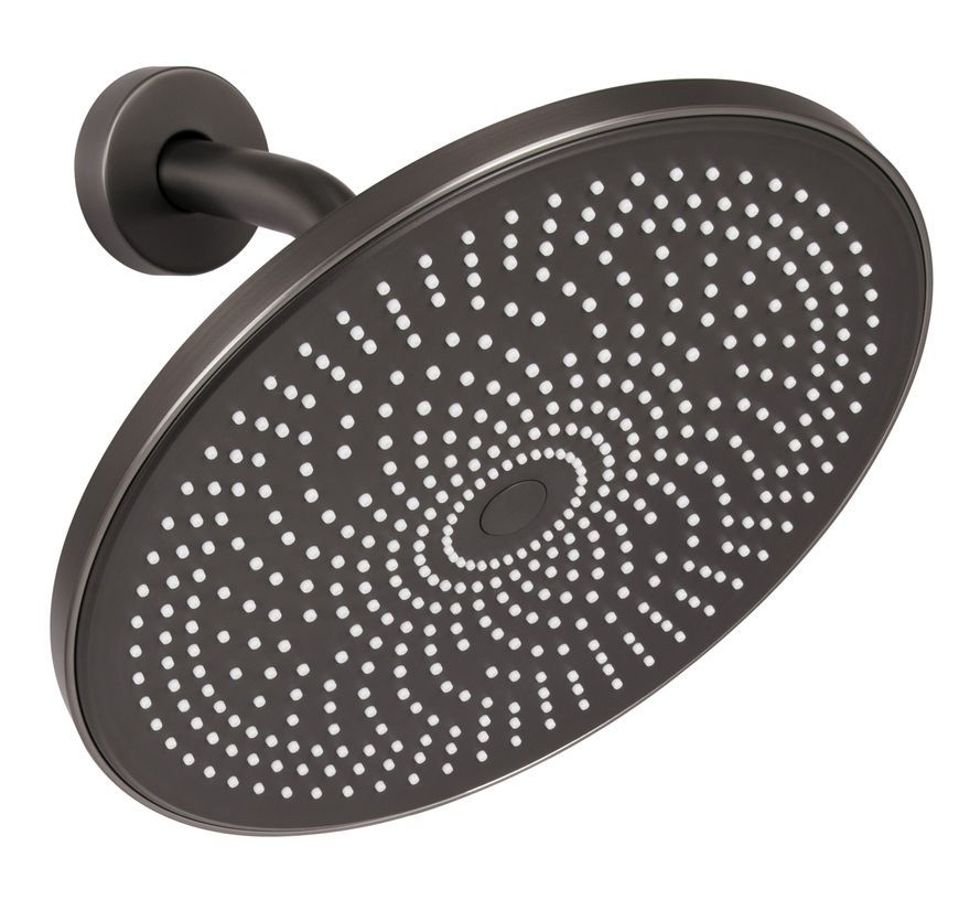 Душова система прихованого монтажу Qtap Slavonice на 2 споживача Gunmetal Black PVD QTSLA113GMB45899 - QTSLA113GMB45899