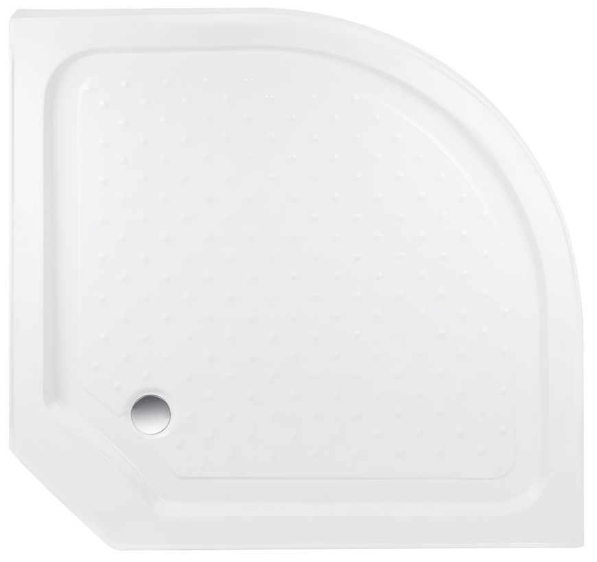 Душовий бокс LIDZ MAJĄTEK 90x90, низький, скло прозоре 5 мм + стінки WHI - LMSB9090BLALOWTR