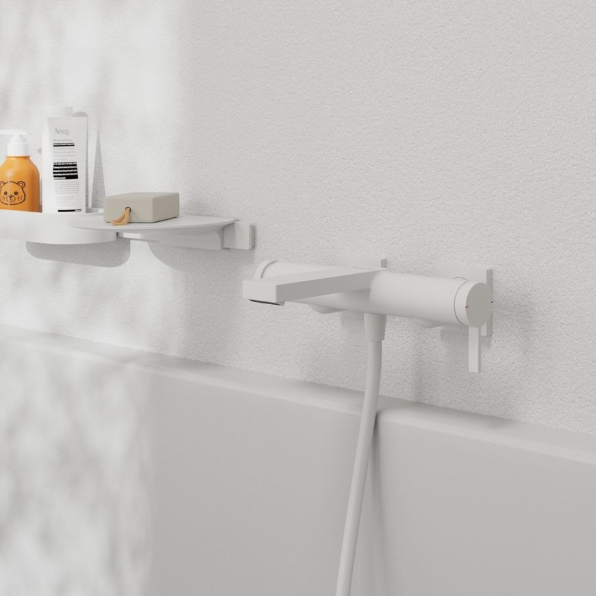 Змішувач для ванни HANSGROHE Tecturis E Matt White 73420700 білий матовий - 73420700