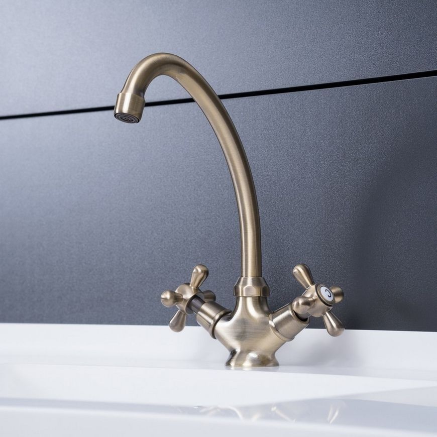 Смеситель для мойки Q-TAP Liberty ANT 273F - QTLIBANT273F