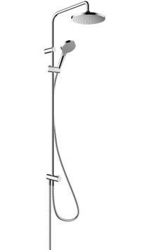 Душевая система HANSGROHE Vernis Blend Showerpipe 200 1jet EcoSmart Reno без смесителя 26099000 хром - 26099000
