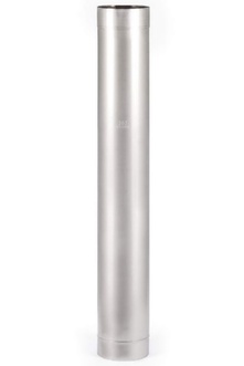 Труба дымоходная ВЕНТ УСТРИЙ из нержавеющей стали Ø110, 1 м - VU-T-N-D110-1-0,6