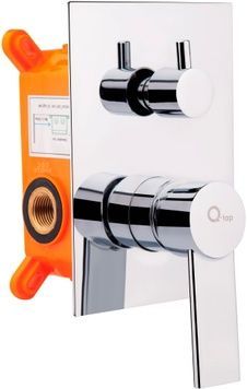 Смеситель для ванны Q-TAP Form CRM 010-22 SQ скрытого монтажа - QTFORM01022SQ