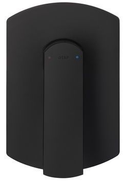 Змішувач для душу Qtap Slavonice прихованого монтажу Black Matt QTSLA267BLM45903 - QTSLA267BLM45903