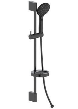 Гарнитур душевой Volle Cascada B45 3 режима, шланг PVC 150 см de la noche 1586.170504 черный - 1586.170504