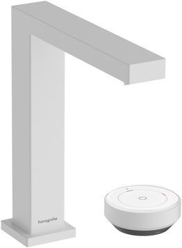 Змішувач для раковини на 2 отвори HANSGROHE Tecturis E 150 CoolStart EcoSmart+ Matt White 73053700 білий з д/к - 73053700