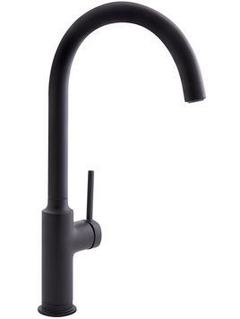 Смеситель для кухни QTAP Robin 9060102B черный матовый - QTROB9060102B