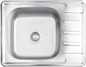 Кухонна мийка LIDZ 6350 Satin 0,8 мм (175) - LIDZ6350SAT8