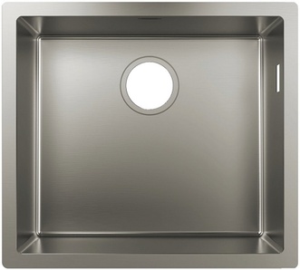Кухонная мойка HANSGROHE под столешницу S71 S719-U500 Stainless Steel 43427800 нержавеющая сталь - 43427800