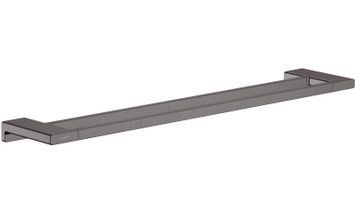 Тримач для рушників подвійний HANSGROHE AddStoris Brushed Black Chrome 41743340 чорний хром