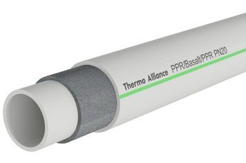 Труба поліпропіленова PPR Thermo Alliance PP-RCT Basalt SDR 6, 32х4,4 мм, 4 м, PN20, армована скловолокном DSA732 - DSA732