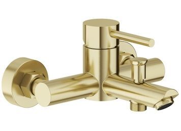 Смеситель для ванны Volle Cruze cepillado oro 1547.030115 золото - 1547.030115