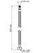 Шланг для підключення змішувача (пара) Thermo Alliance Standart 80 см NYLON M10x1/2"ВР TAS386W80