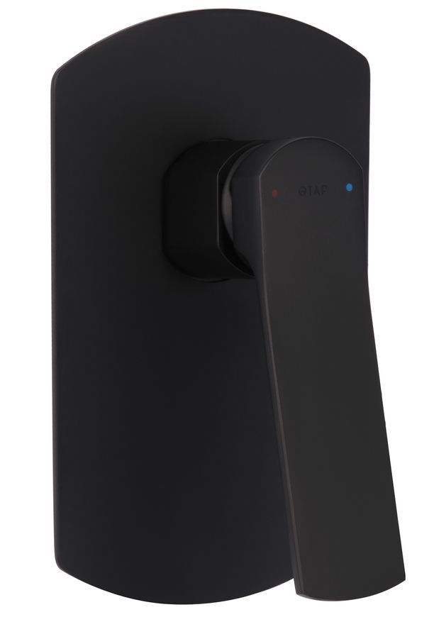 Смеситель для душа Qtap Slavonice скрытого монтажа Black Matt QTSLA267BLM45903 - QTSLA267BLM45903