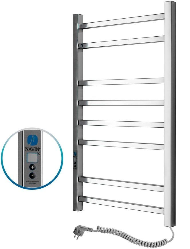 Полотенцесушитель электрический NAVIN Loft 500х800 Digital таймер регулятор правый 10-043052-5080 - 10-043052-5080