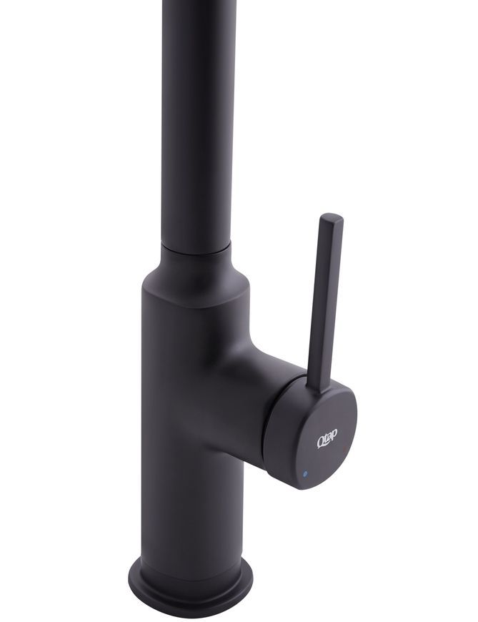 Смеситель для кухни QTAP Robin 9060102B черный матовый - QTROB9060102B
