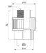 Муфта PPR ALFA PLAST 25х3/4" ЗР - APMTCX2534X - 2