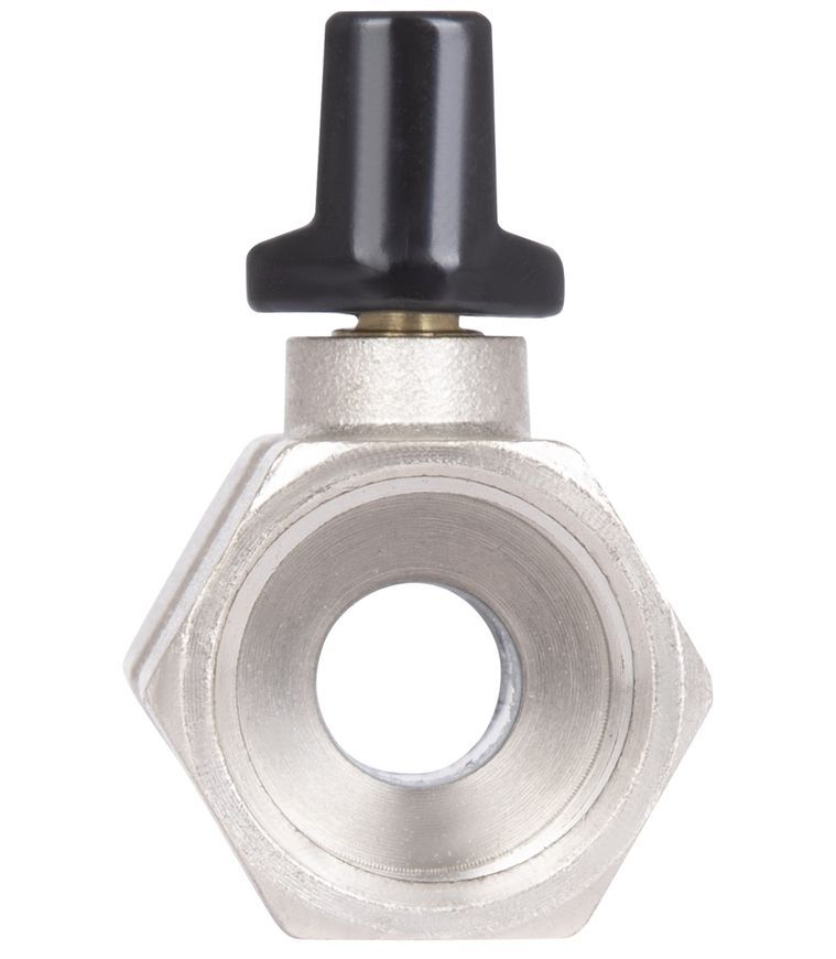 Кран шаровой прямой мини Thermo Alliance Forte 1/2" ВР латунь SF265W15 - SF265W15