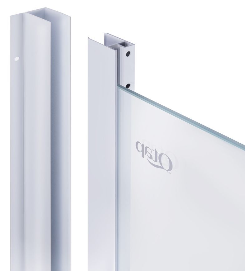Душевая кабина QTAP Taurus WHI1099AC6 90х90 см, стекло 6 мм Clear, CalcLess, раздвижные, без поддона - TAUWHI1099AC6