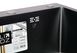 Кухонна мийка LIDZ Handmade H5050B PVD Brush Black 3,0/0,8 LDH5050BPVD43619 чорна - LDH5050BPVD43619 - 5
