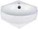 Раковина QTAP Leo 390x365x130 White з донним клапаном QT11115010W - QT11115010W - 2