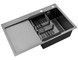 Кухонная мойка Kroner KRP Schwarze 7849RHM PVD с смесителем и дозатором CVS30126 KRS7849RHMPVDSCH03918SP026 - KRS7849RHMPVDSCH03918SP026 - 17