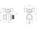 Кран шаровой Thermo Alliance Forte 1/2" ВН прямой, латунь, PN40, бабочка SF607W15 - SF607W15 - 2