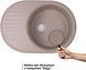 Кухонная мойка QTAP CS 7451 Beige (QT7451BEI551) - QT7451BEI551 - 2