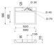 Раковина Qtap Arvin на пральну машину 595x595x115 QTARV2365WHI48575 - QTARV2365WHI48575 - 2