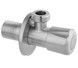 Кран приборный Kroner KRP Edelstahl Klassisch-ESG101 1/2"х1/2" НР нержавеющая сталь CV022974