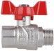 Кран шаровой Thermo Alliance Forte 1/2" ВН прямой, латунь, PN40, бабочка SF607W15 - SF607W15 - 5