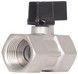 Кран шаровой прямой мини Thermo Alliance Forte 1/2" ВР латунь SF265W15 - SF265W15 - 1