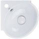 Раковина QTAP Leo 390x365x130 White з донним клапаном QT11115010W - QT11115010W - 1