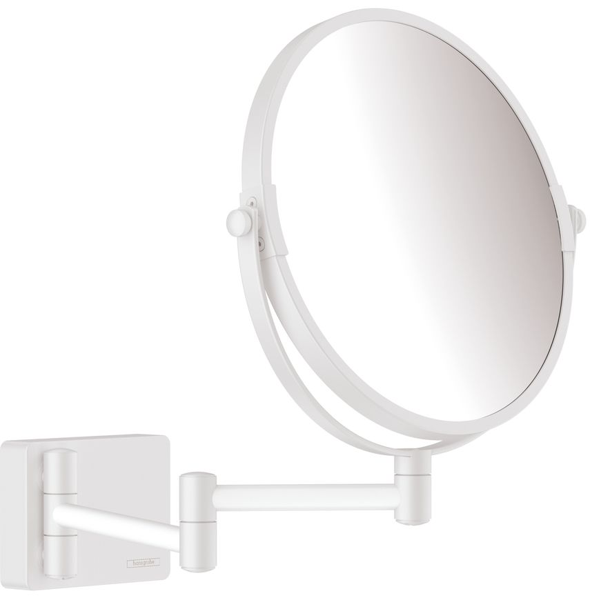 Зеркало для бритья (косметическое) HANSGROHE AddStoris 41791700 белый матовый - 41791700