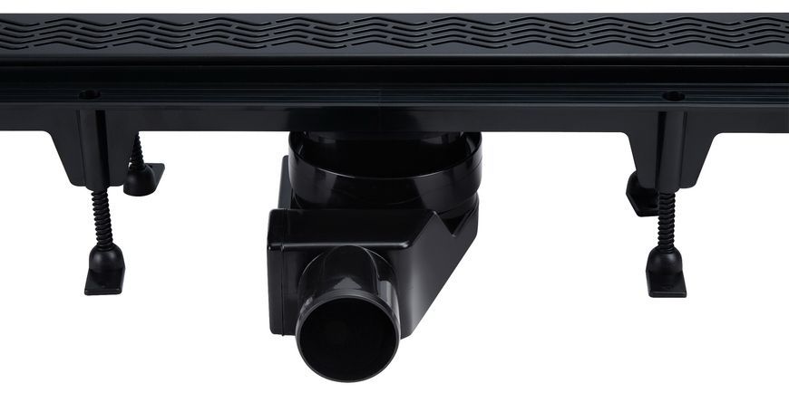 Трап душовий лінійний QTAP TAURUS BLA50800304 чорний 740 мм з комбінованим затвором - TAUBLA50800304