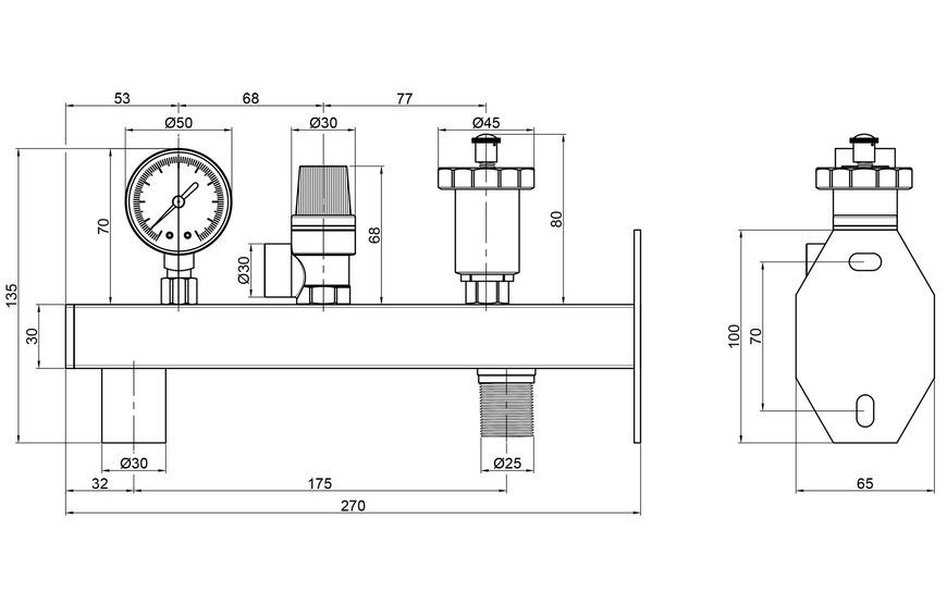 Группа безопасности расширительного бака SD Plus SD292W20 3/4'' - SD292W20